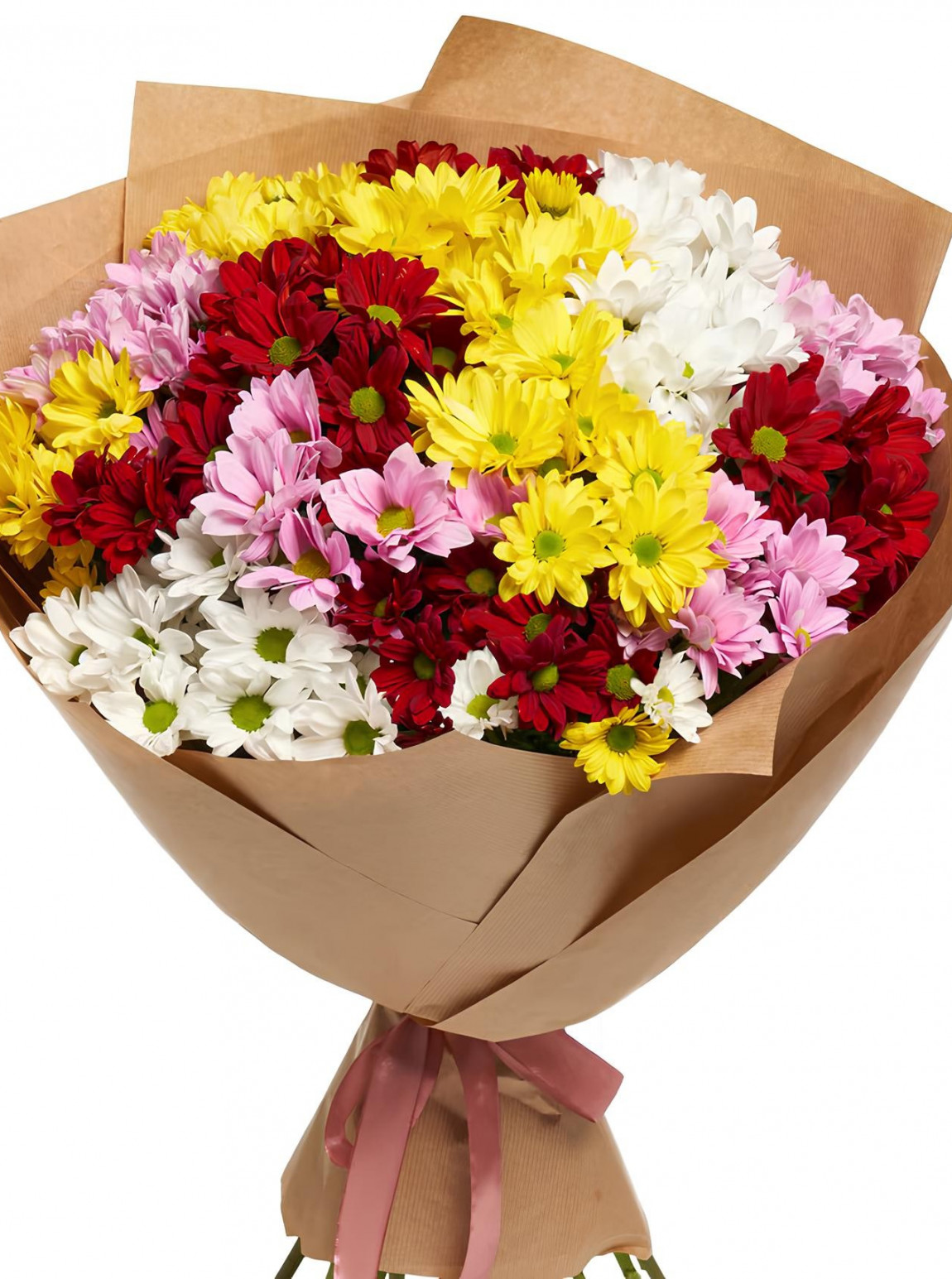 15 Adet Renkli Papatya Buketi