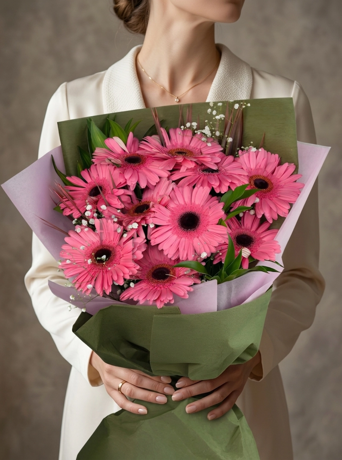 Pembe Gerbera Buketi