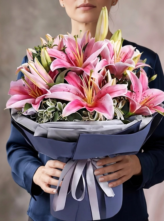 Premium Lilyum Buketleri